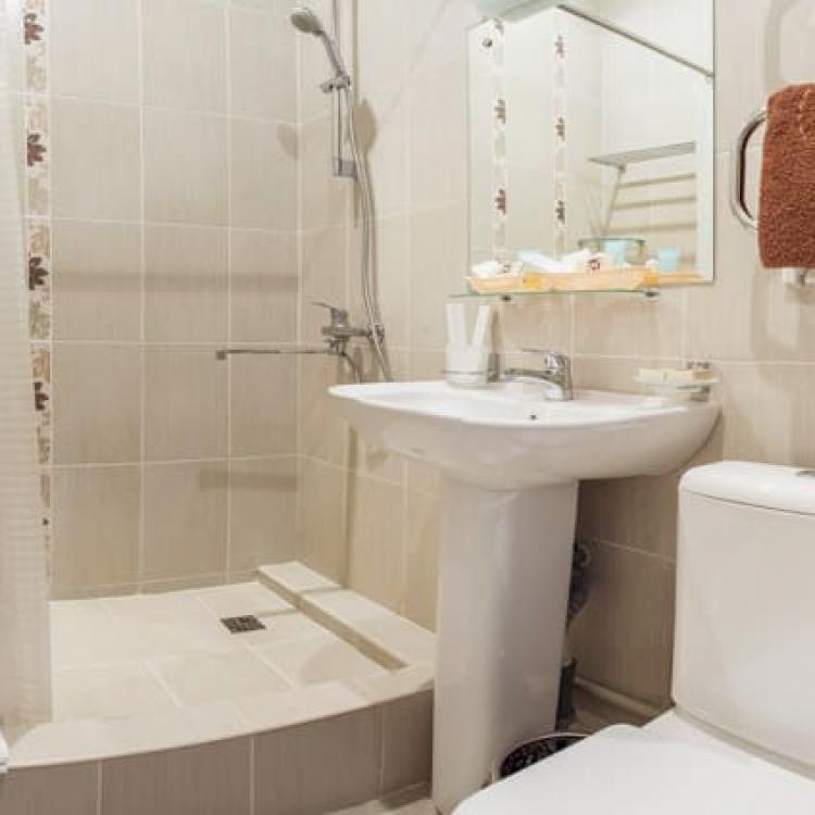 1 местный 1 комнатный Стандарт с раздельным размещением (11 м²), большая комната в Блоке